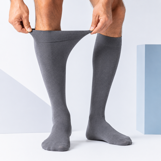 Men's Wide Fit Compression Socks for Leg Pain & Swelling