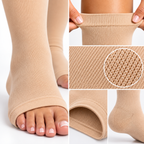 Open Toe Compression Socks 20–30 mmHg