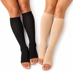 Open Toe Compression Socks 20–30 mmHg