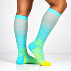 Striped Compression Socks 20–30 mmHg