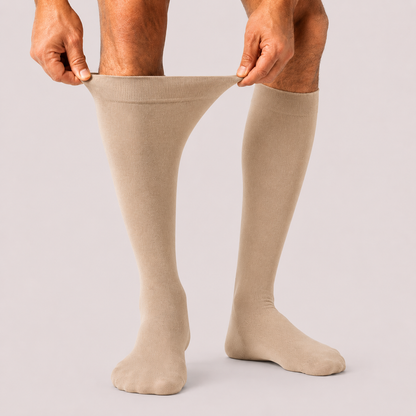 Men's Wide Fit Compression Socks for Daily Comfort & Support