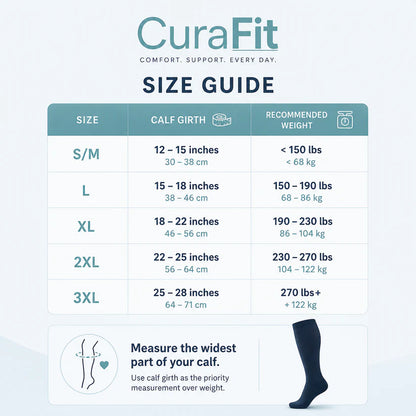 CuraFit™ Graduated Compression Socks For Pain Relief